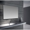 Specchio bagno su misura con cornice esterna in alluminio